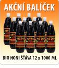 BIO NONI ���VA (D�US) 12 X 1000 ML SE SLEVOU 12 X 250 K�