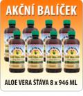 NEN� V NAB�DCE 5 + 1 ks ZDARMA ALOE VERA GEL 946 ML + ZDARMA 120 ML AloeVera Gelly 99% 